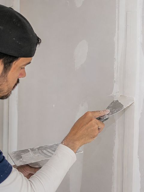 Finished drywall repair projects in Austin homes