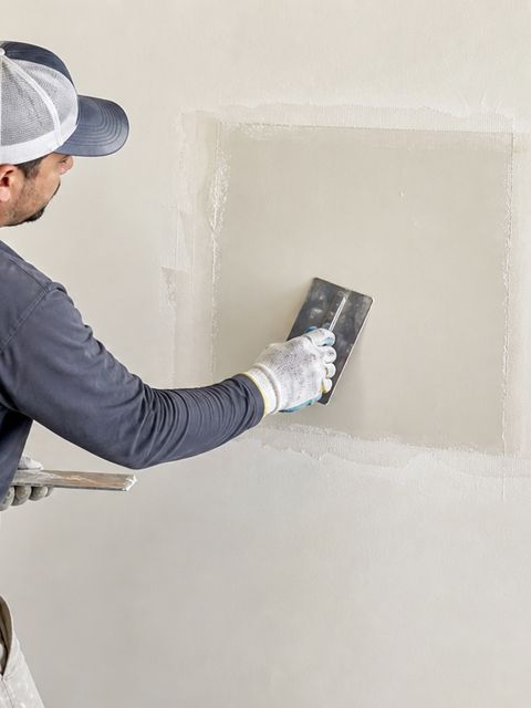 Finished drywall repair projects in Austin homes