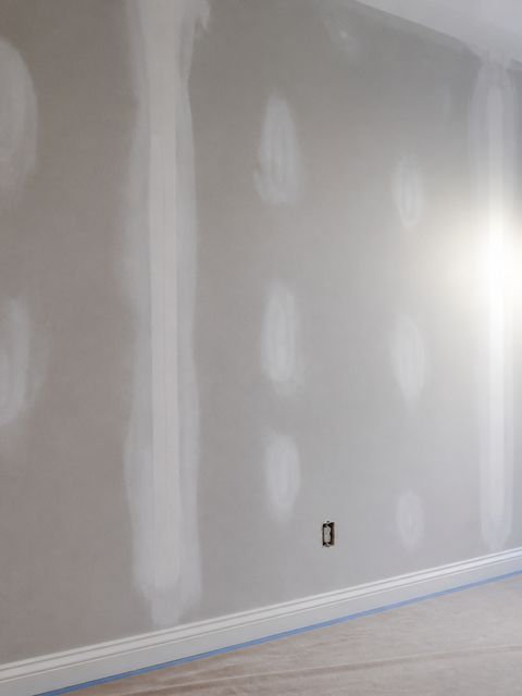 Finished drywall repair projects in Austin homes