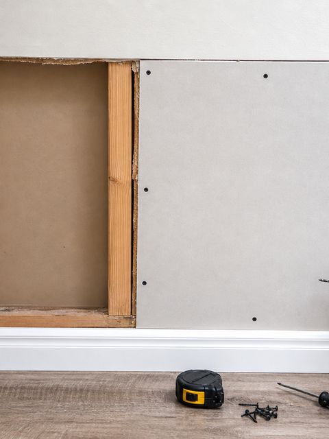 Finished drywall repair projects in Austin homes