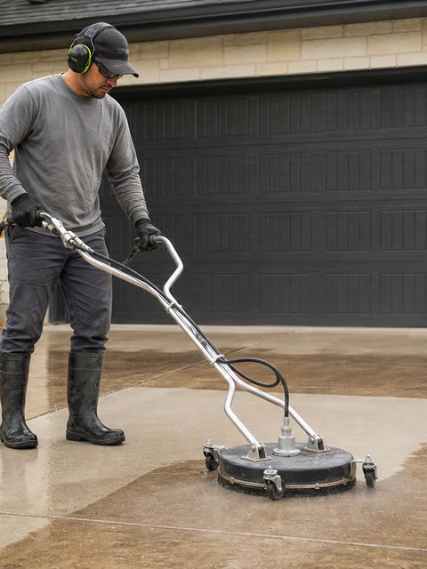 pressure washing project