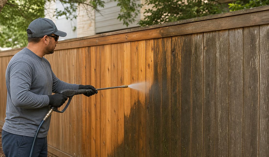 Fence cleaning