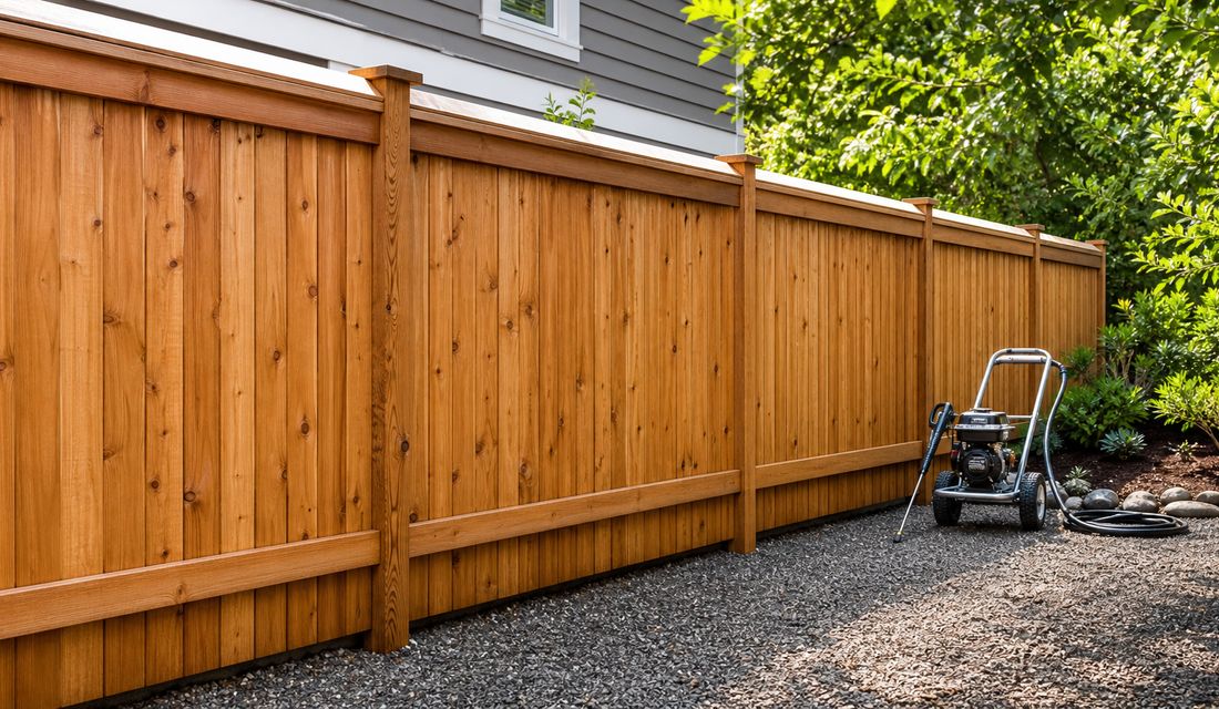 Fence cleaning
