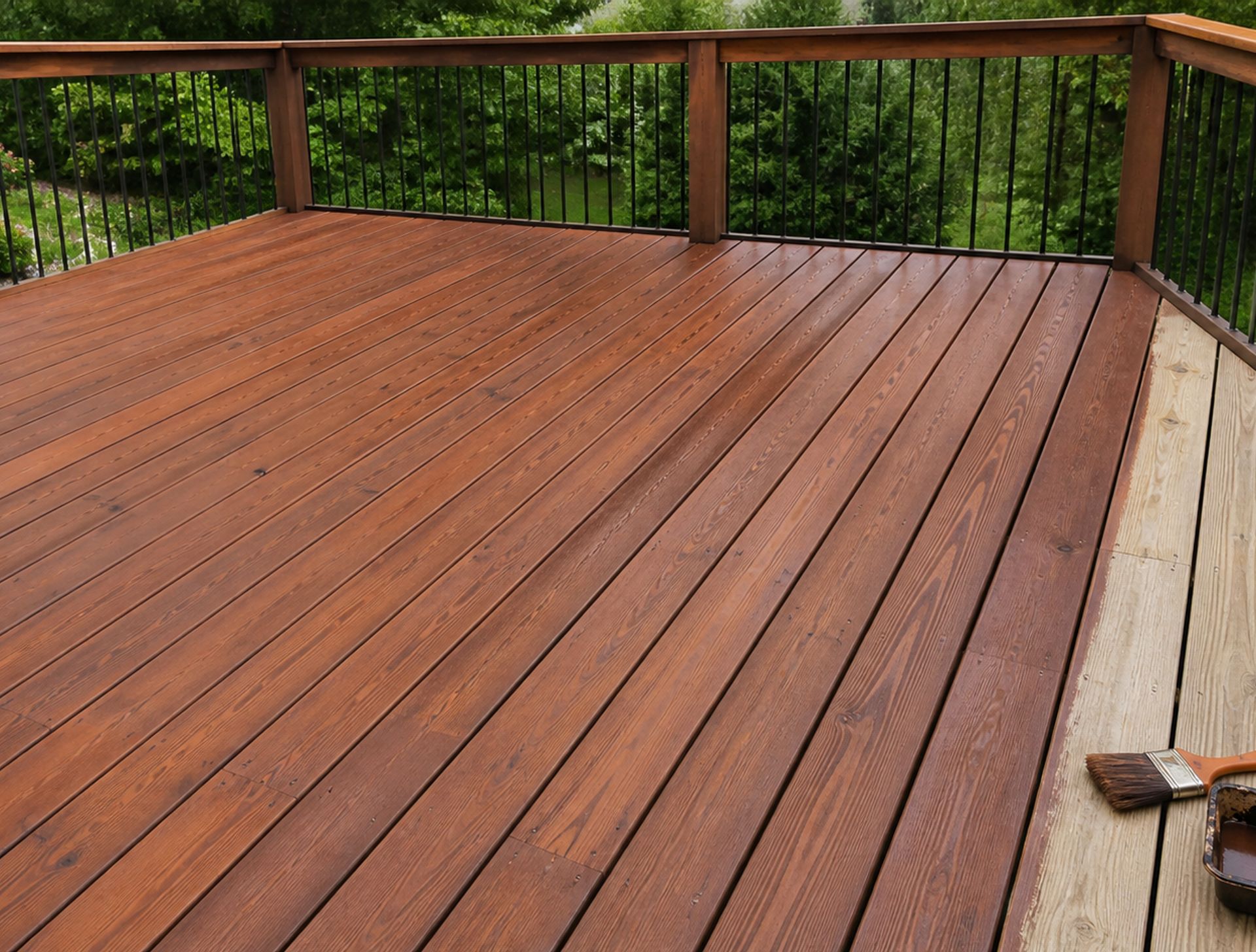 wood staining